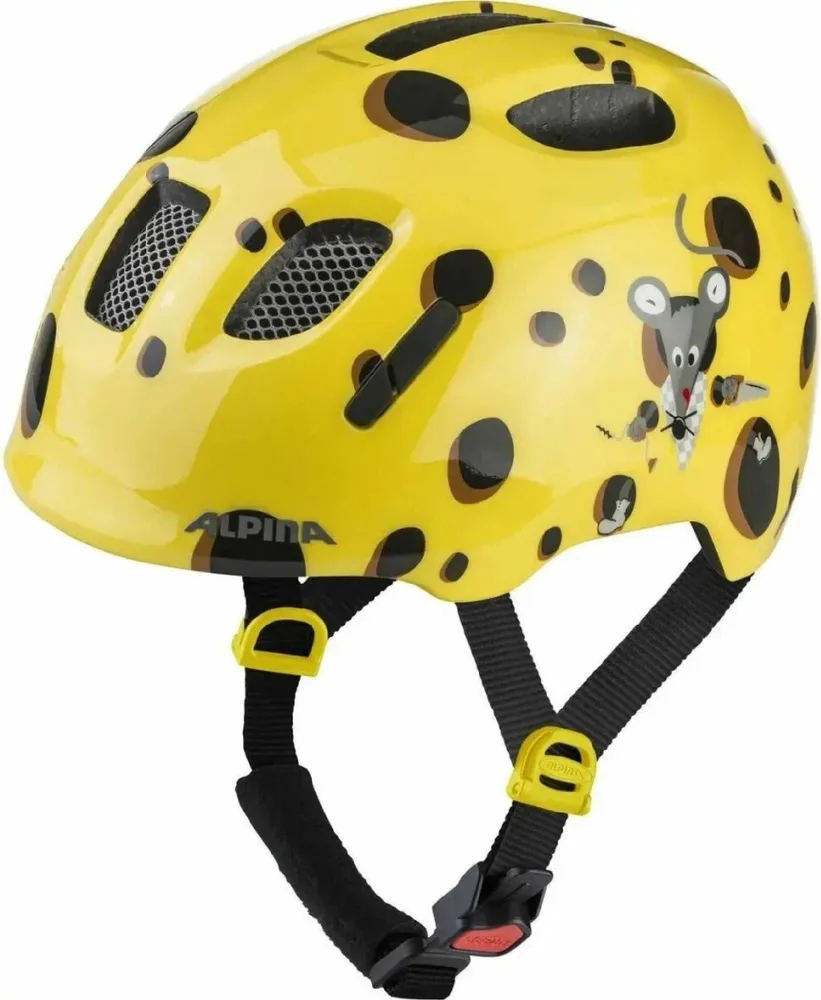 ALPINA cyklistická Junior prilba XIMO 2, yellow gouda gloss