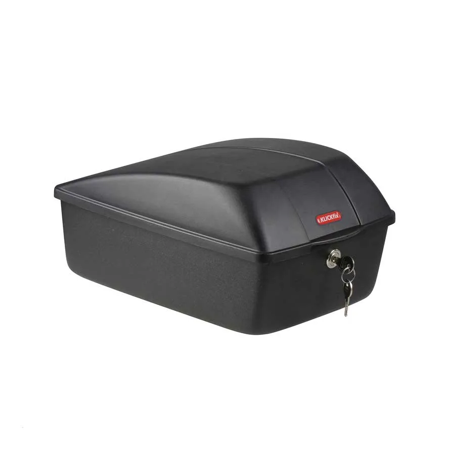 KLICKfix UNIKLIP 2 BOX na zadný nosič čierny, Čierna