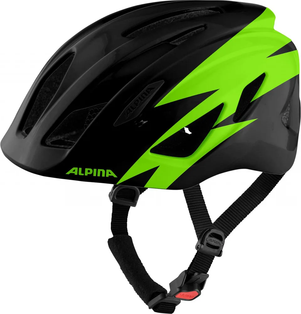 ALPINA Cyklistická prilba PICO čierno-zelená