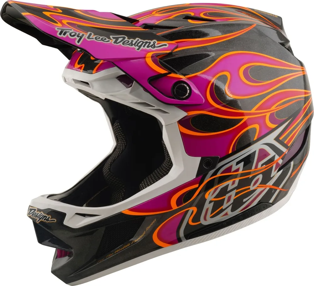 Prilba TLD D4 Carbon MIPS Torched Carbon / Magenta