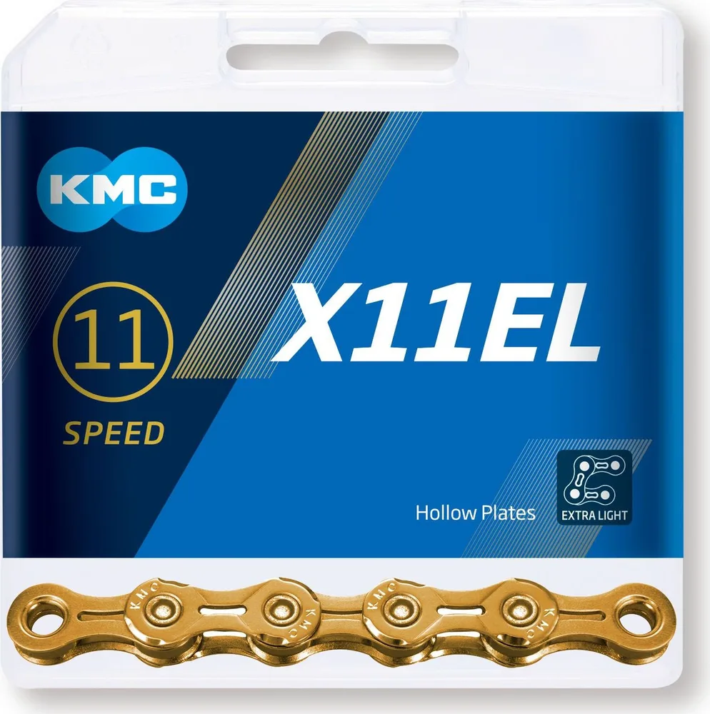 Reťaz KMC X11 EL Gold Ti-N, 11 Speed
