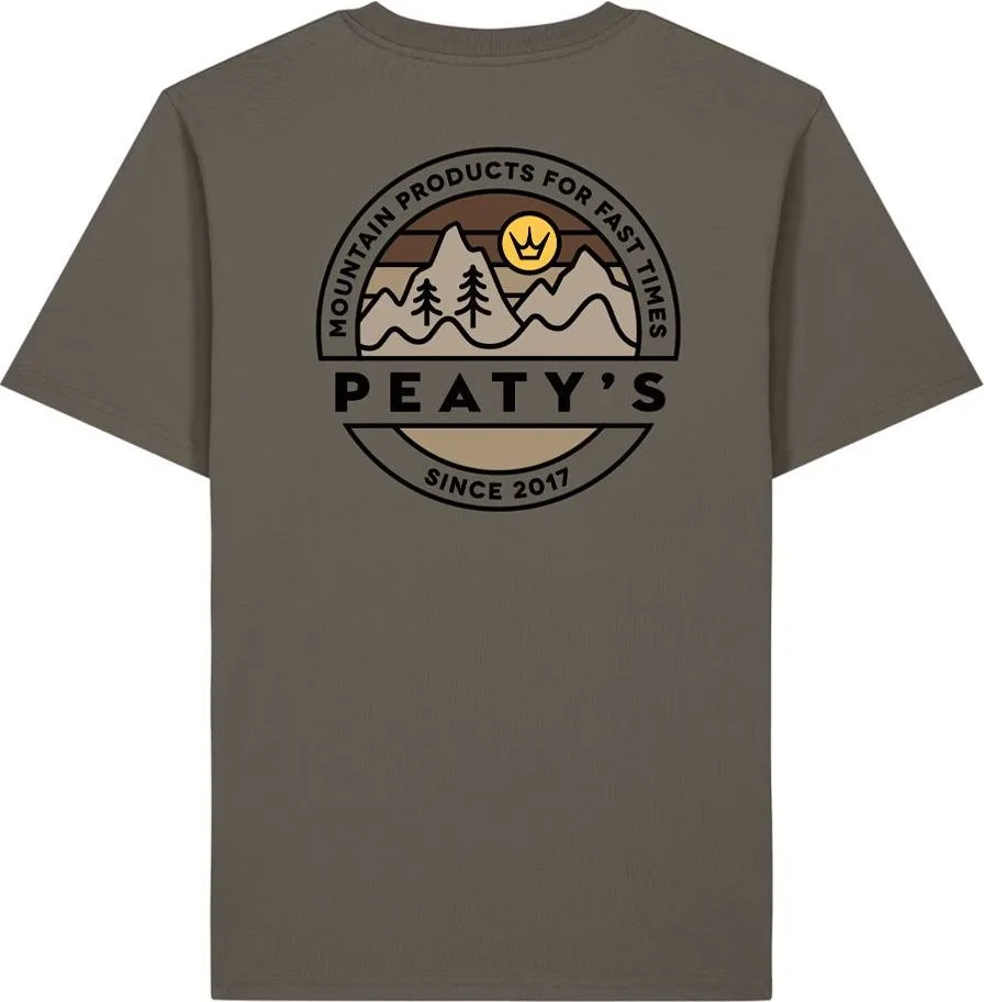 Tričko s krátkym rukávom Peaty's Pubwear - Playground / Mocha