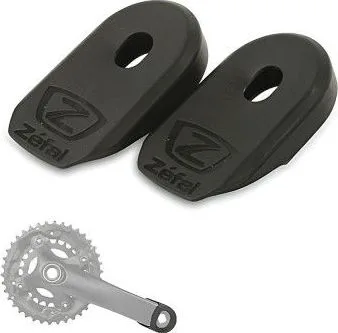 Chránič kľúk ZÉFAL, čierny Crank armor, pár