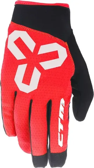 Rukavice CTM VICE, celoprstové, červené, S