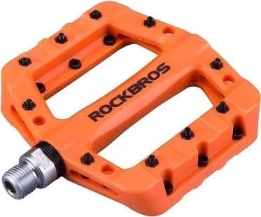Pedál RockBros, PL,LSL Flat nylon, 9/16, oranžový