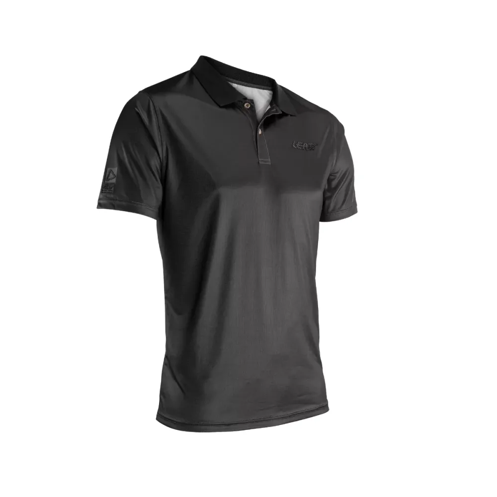 Leatt polo triko Team Short, pánske, graphene