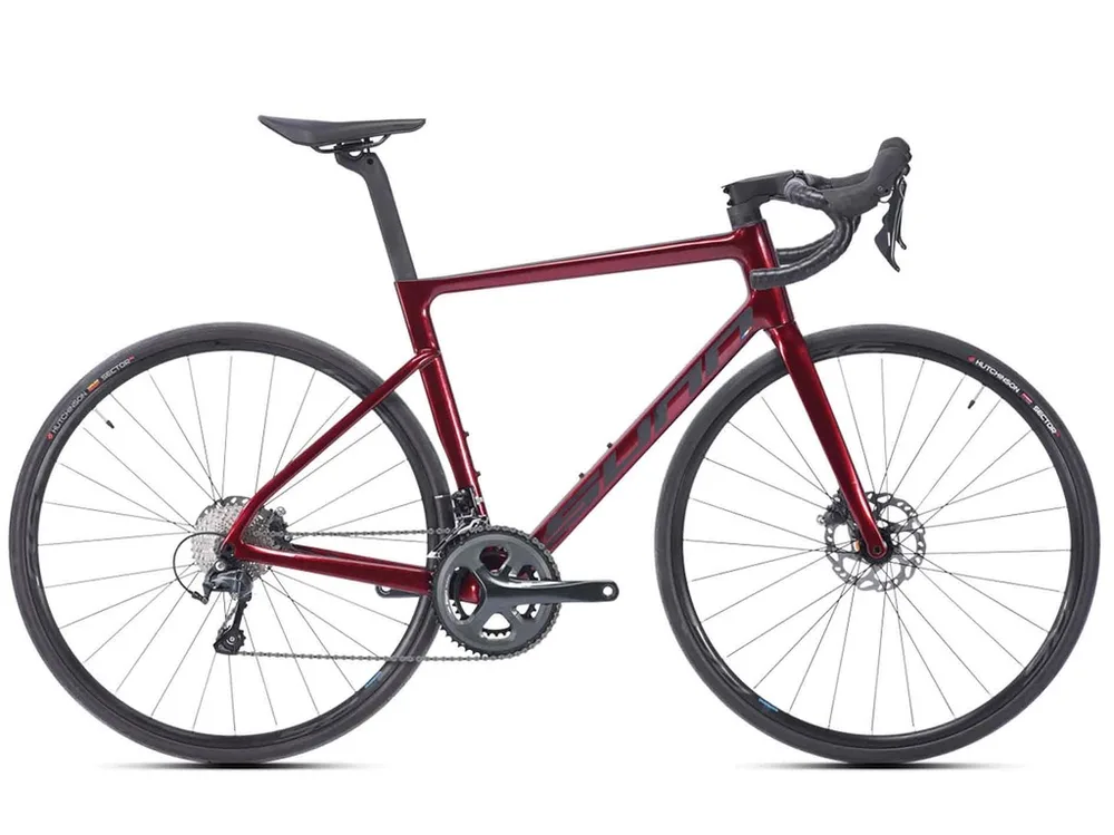 SUNN Cestný bicykel ASPHALT S3 2024, Červená
