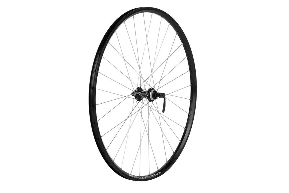 DEMA koleso MTB Disc 26" čierne predné QR, Center Lock, nerez