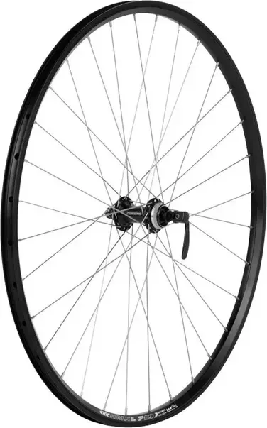 DEMA koleso MTB Disc 26" čierne predné QR, Center Lock, nerez