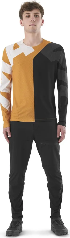 Pánsky dres s dlhým rukávom Mavic Deemax Enduro Letters/Mineral Yellow