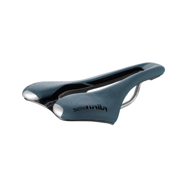 SELLE ITALIA sedlo SLR Boost Gravel TI 316 Superflow, Blue