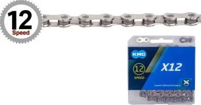 Reťaz KMC X-12, 1/2 x 11/128, strieb., 12 kolo