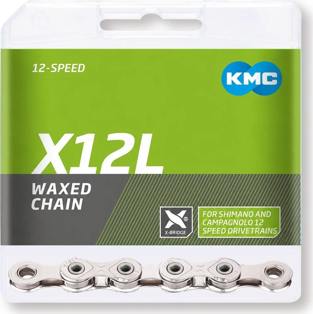 Reťaz KMC X12L Silver Waxed, 12 Speed