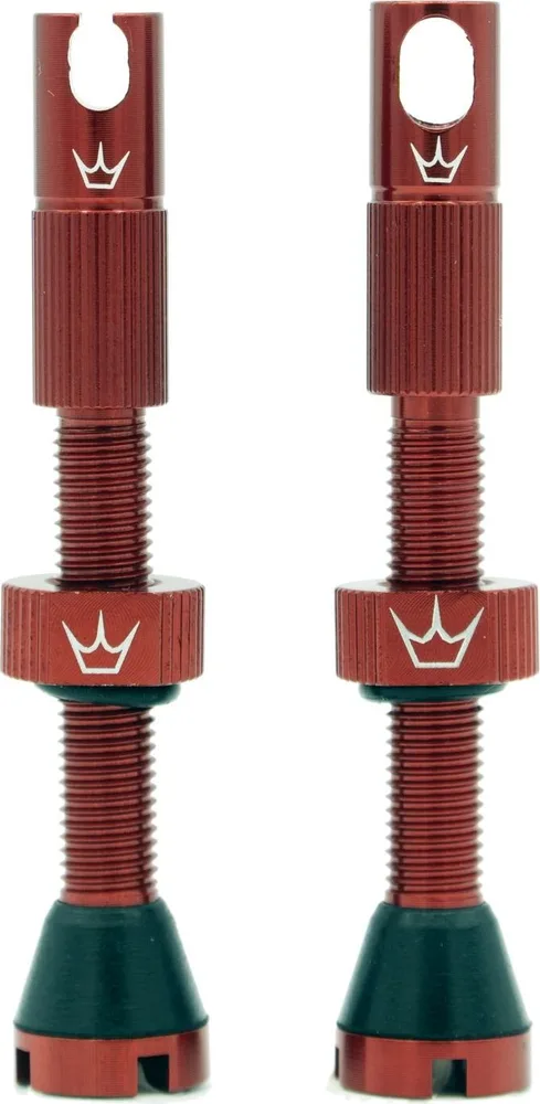 Bezdušové ventily Peaty's X Chris King (MK2) Red 42 mm
