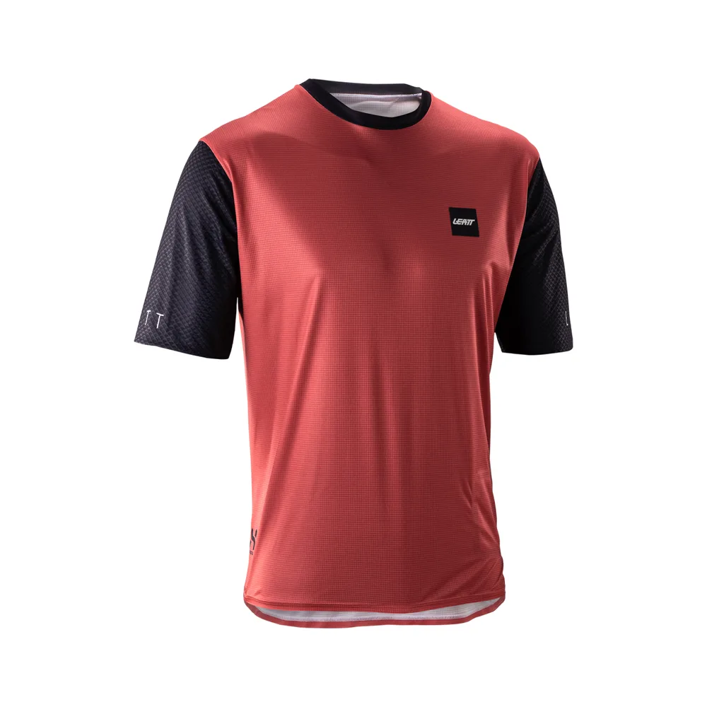 LEATT dres krátky rukáv MTB Trail 3.0, Dusty Red