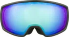 ALPINA Lyžiarske okuliare DOUBLE JACK black matt Q-LITE blue