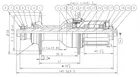 Novatec F172SB-QR-11S zadný náboj, 28 dier, QR, Shimano HG, OEM