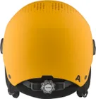 ALPINA Juniorská lyžiarska prilba ZUPO VISOR Q-LITE ohnivo žltá