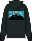 Mikina s kapucňou Peaty's Pubwear Sunrise Black