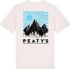 Tričko s krátkym rukávom Peaty's Pubwear - Mountain / Vintage White