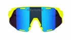 FORCE okuliare GRIP fluo, modré revo sklo