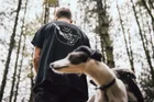 Tričko s krátkym rukávom Peaty's Pubwear Superdog / Black