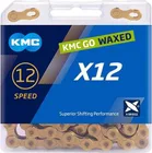 Reťaz KMC X12 Gold Ti-N Waxed, 12 Speed