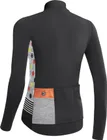 Dámsky dres s dlhým rukávom Dotout Fanatica Melange Light Grey-Black