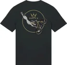 Tričko s krátkym rukávom Peaty's Pubwear Superdog / Black