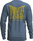 Pánsky dres s dlhým rukávom TLD Skyline Ride Tee Handlebar Slate