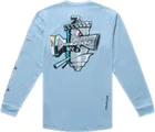 Detský dres s dlhým rukávom TLD Youth Ruckus Ride Long Sleeve Tee Carbs Dawn Blue