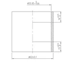 FSA hlavové zloženie NO 55R/57SC 6.1mm alloy 1.5 - OD 62