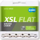 Reťaz KMC XSL-Flat Silver Waxed, 12/13 Speed