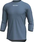 Pánsky dres s 3/4 rukávom TLD Ruckus Ride Tee Mono Slate