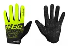 FORCE rukavice MTB SWIPE letné, čierno-fluo