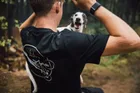 Tričko s krátkym rukávom Peaty's Pubwear Superdog / Black