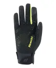 ROECKL Rukavice cyklistické zimné Ranten čierna/fluo žltá