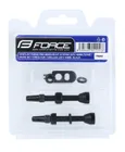 FORCE ventilky pre bezdušový systém 2xFV 44mm, čierne