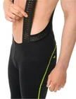 Vaude cyklistické nohavice Kuro Warm Bib, pánske, neon yellow