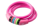 Extend zámok na bicykel NUMERIC 4, 12*1000mm, multicolor digits