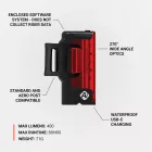 LEZYNE Zadné svetlo STRIP PRO Ai ALERT 400+