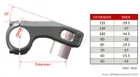 FSA predstavec MTB NS alloy 90mm -20° V17