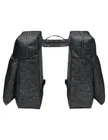 Vaude dvojitá taška na nosič TwinZipper, black