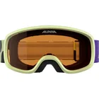 Alpina detské lyžiarske okuliare PINEY 2.0 sunny-lime matt
