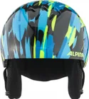 ALPINA Detská lyžiarska prilba PIZI neon-blue green