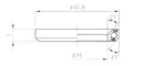 FSA ložisko hl. zloženia-TH-970E ACB 45°x45° 1-1/4 Dual S MR168-OD 46.8