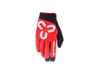 Rukavice CTM VICE, celoprstové, červené, S