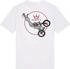 Tričko s krátkym rukávom Peaty's Pubwear - Superdog / White
