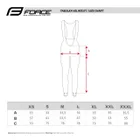 FORCE nohavice Z70 SOFTSHELL s trakmi a vložkou, čierne