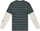 Pánsky dres s dlhým rukávom TLD Skyline Fakie Ride Tee Stripe Dark Forest